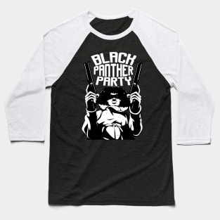 Black Panther Party Logo Baseball T-Shirt